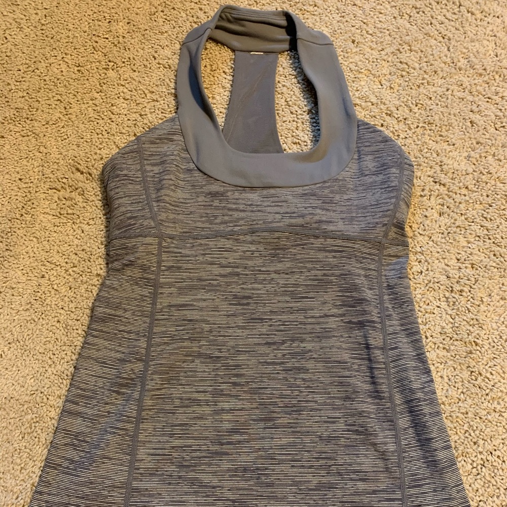 Gray Lululemon tank top